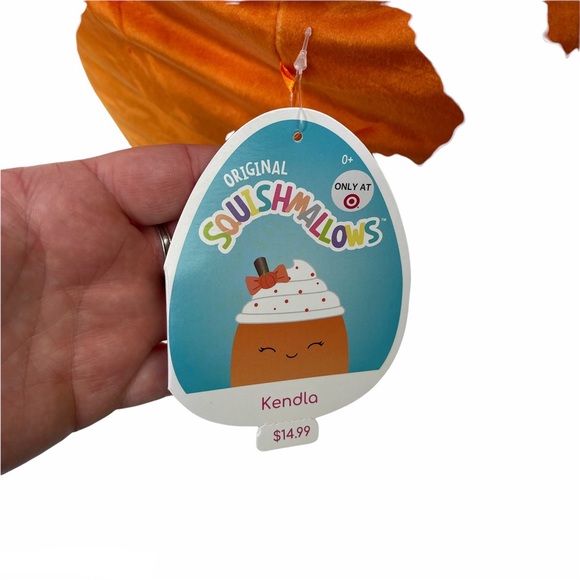 Squishmallow Kendla The Pumpkin Spice Latte 14 Inch - Picture 8 of 8